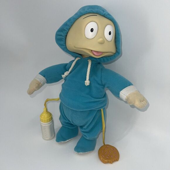 Vintage 2000 Nickelodeon Rugrats Bounce & Babble Dil Pickles Doll Talking Doll - Picture 3 of 4